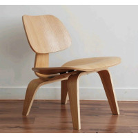 Reproduction LCW Plywood Dining Chair In Ash