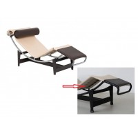 Le Corbusier Cp Style Chaise Lounge Chair Lc4