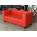 Hoffman Kubus Loveseat,Two Seaters In PU Leather