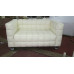Hoffman Kubus Loveseat,Two Seaters In Real Calf Leather