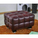 Hoffman Kubus Ottoman In PU Leather