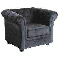 Chesterfield Single Chair,Armchair In Fabric Or PU Leather