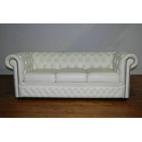 Chesterfield Sofa,3 Seaters In Real Calf Leather Chesterfield Sofa,3 Seaters In Real Calf Leather