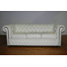Chesterfield Sofa,3 Seaters In Real Calf Leather