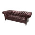 Loveseat Of Chesterfield Tufted Luxury Sofa In Faux Wax Leather Loveseat Of Chesterfield Tufted Luxury Sofa In Faux Wax Leather