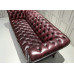 Three Seaters Of Chesterfield Tufted Luxury Sofa In Aniline Leather