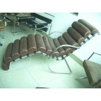 Mies Mr Lounge Chaise Lounge Chair,Style 1, Made In PU Leather Or Fabric