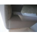 Hans J Wegner Style Wing Chair In Gray Fabric
