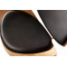 Hans Wegner Style Three Legged Shell Chair In Italian Leather Hans Wegner Style Three Legged Shell Chair In Italian Leather