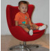 Egg Chair In Fabric For Kids