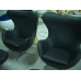 Egg Chair And Ottoman In Real Leather