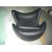 Egg Chair And Ottoman In Real Leather