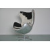 Pony Skin Cowhide Egg Chair
