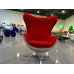 Egg Chair In Aluminium Shell