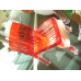 Style Frilly Chair In Red Style Frilly Chair In Red