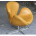 Swan Chair In Real Calf Leather