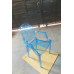 Ghost Chair With Arms In Transparent Blue Color Ghost Chair With Arms In Transparent Blue Color