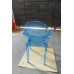 Ghost Chair With Arms In Transparent Blue Color Ghost Chair With Arms In Transparent Blue Color