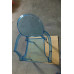 Ghost Chair With Arms In Transparent Blue Color Ghost Chair With Arms In Transparent Blue Color