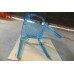 Ghost Chair With Arms In Transparent Blue Color Ghost Chair With Arms In Transparent Blue Color