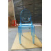 Ghost Chair Without Arms In Transparent Blue Color